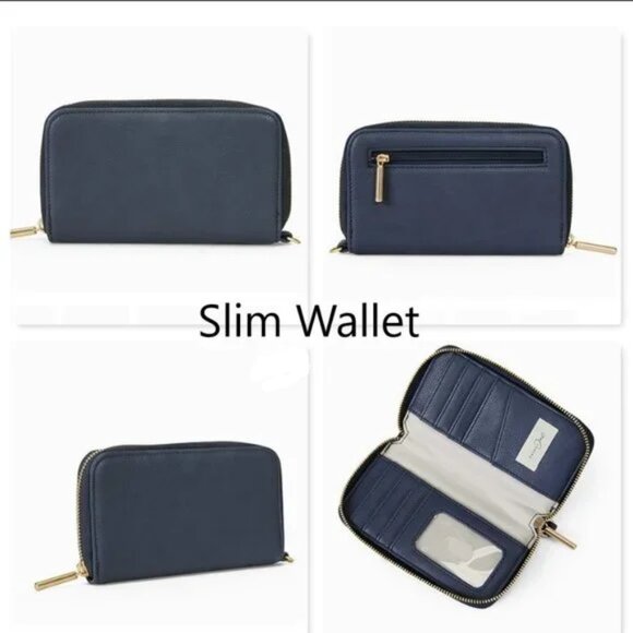 Thirty-One Slim Wallet Navy - Picture 5 of 5